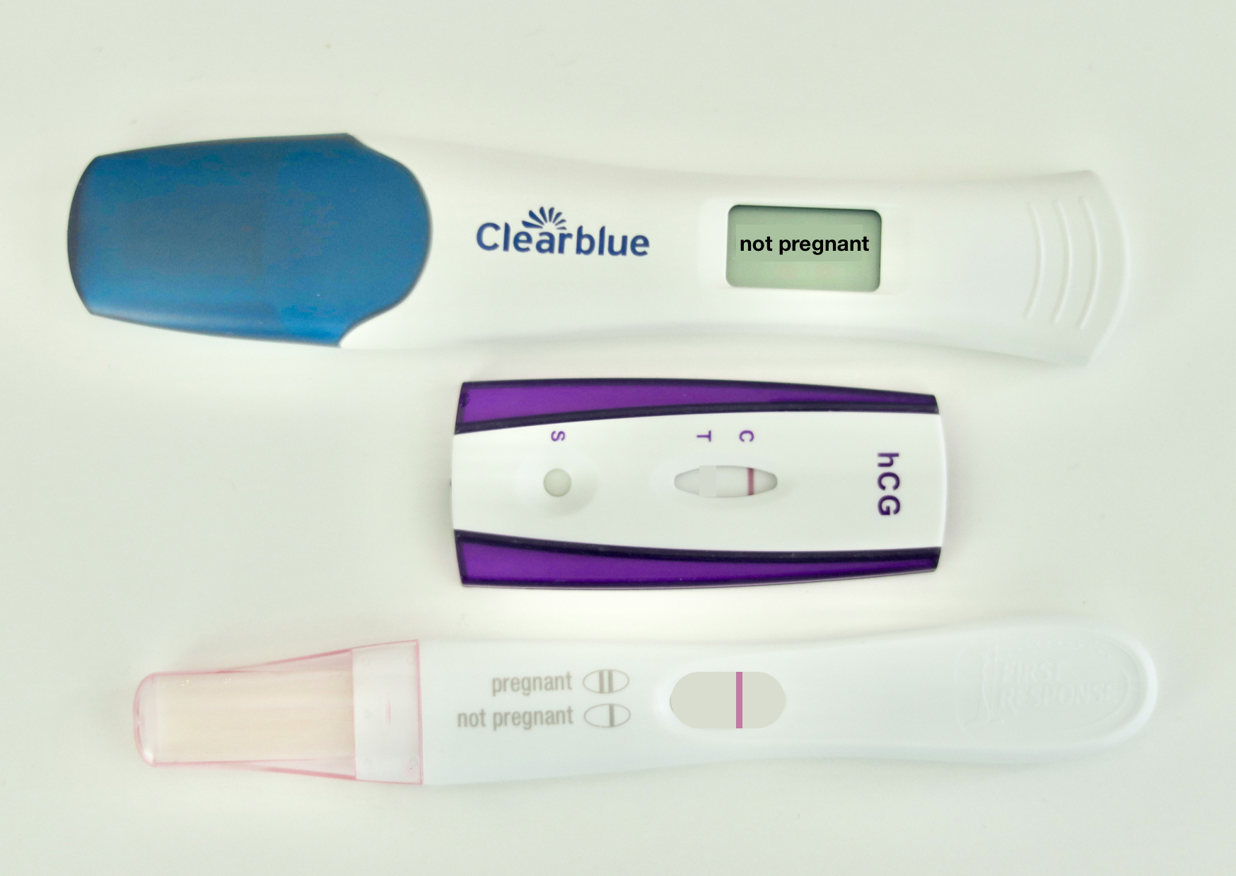 Negatieve zwangerschapstest